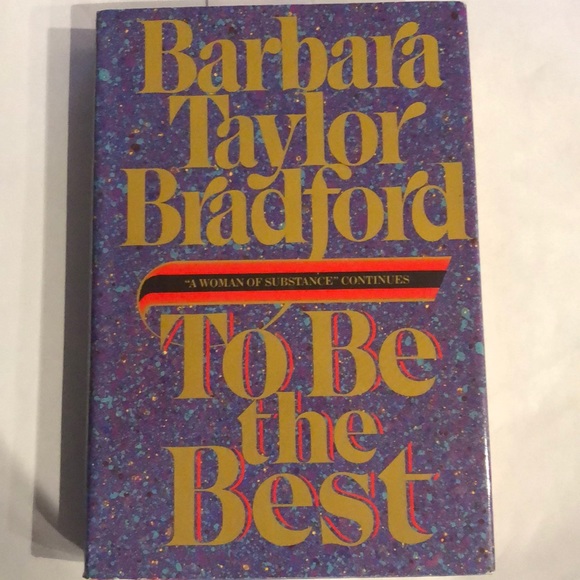 ⭐️3 for $15⭐️ Hardcover | To Be Best by Barbara Taylor Bradford - Picture 1 of 2